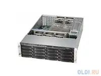 Серверный корпус 3u supermicro cse-836be1c-r1k03b 1000 вт чёрный серебристый