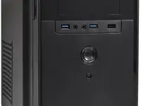 Корпус microatx exegate ba-309u2 350 вт чёрный