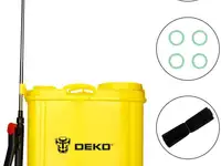 Опрыскиватель deko dksp12 аккум. ранц. 14л желтый (065-0951)