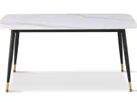 Стол обеденный Рио DT-2849.2, белый мрамор, фотография 2