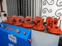 Кузнечно-гибочные станки ПРОФИ-3Ф, для художественной ковки и проката узора ромбовидная фактура на профильной трубе, фотография 2