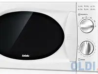 Микроволновая печь bbk 20mws-715m/w, соло, 20л, мех. управ, 700вт, белый