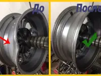 Правка прокатка ремонт литых дисков в Усть-Каменогорске