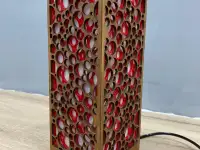 Красный Интерьерный светильник - ночник, фотография 5