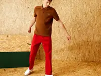 Мужское поло lacoste fashion show