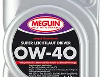 4894 meguin синт. мот.масло megol motorenoel super leichtlauf driver 0w-40 cf/sn