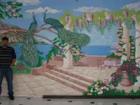 Художественное оформление помещений, барельефы,рельефные панно,объёмные картины, скульптура,роспись стен., фотография 7