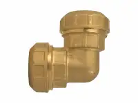 Отвод латунь, D 2-63 мм, s 1 мм, Способ присоед.: внутренняя резьба; внутреняя-наружняя резьба...