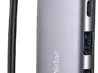 Внешний корпус netac wh41 <nt07wh41-32c0> для ssd m.2 sata -> 2х