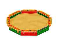 Песочница восьмигранная (ракушки) - ио 5.01.04-40