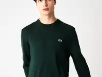 Мужской свитер lacoste с круглым вырезом