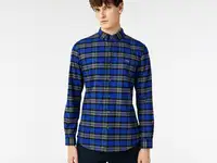 Мужская клетчатая рубашка lacoste