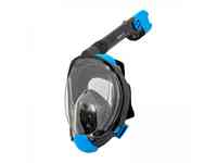 Маска подводная полнолицевая sargan галактика премиум черная/синяя/черная