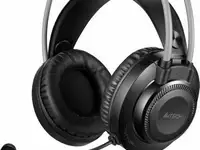 Наушники с микрофоном a4tech fstyler fh200i серый 1.8м накладные оголовье (fh200i