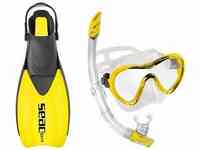 Набор seacsub tris sprint желтый (прозрачный силикон)