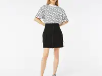 Юбка lacoste slim fit на молнии с поясом