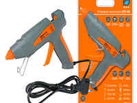 Клеевой пистолет кп-40,11,3 мм, с подставкой, шнур 1,3 м, 40 вт, т=220 с алмаз tdm