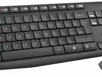 Клавиатура + мышь logitech mk235 клав:серый мышь:серый usb беспроводная multimedia (920-007931)