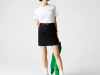 Женская прямая джинсовая юбка lacoste