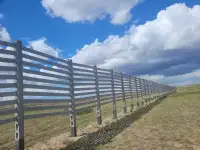 Снегозащитные ограждения из бетона. Стойка С74, Стойка С58, Доска Д30, фотография 3