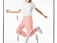 Женская рубашка-поло lacoste x peanuts regular fit из органического хлопка