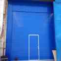 Промышленные секционные автоматические ворота со встроенной калиткой, фотография 2