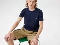 Мужская футболка lacoste oversize fit из хлопка