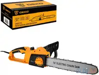 Электрическая цепная пила deko dkec16 1600вт дл.шины:16" (40cm)