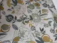 Бежевая итальянская скатерть с тефлоновым покрытием с гранатами, фотография 4