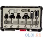 Набор кромочных фрез bosch  8мм. 6шт. (2607017469)