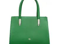 Женская кожаная сумка davey light green