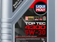2323 liquimoly нс-синт. мот.масло top tec 4300 5w-30 c2 (1л)