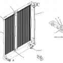 Радиатор масляный на экскаватор-погрузчик Caterpillar 428 (C, D, E, F), 432 (C, D, E, F) Кат, Cat