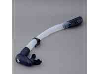 Трубка подводная sargan агидель (прозрачный силикон) т.синяя