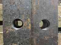 Анкерная плита с отверстием 350х150х20  на изготовление по чертежу заказчика