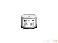 Диски cd-r verbatim 700mb 52x dl + white wide thermal printable