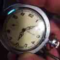 Карманные часы советские антиквар, молния, фотография 2