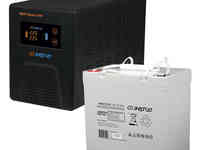 Комплект ибп инвертор энергия гарант 500 + аккумулятор 55 ач