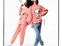 Толстовка lacoste x peanuts unisex с круглым вырезом из органического хлопка
