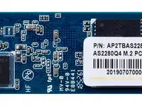 Ssd накопитель apacer as2280q4 2 tb pci-e 4.0 х4