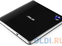 Внешний привод blu-ray asus sbw-06d5h-u/blk/g/as usb черный retail