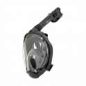 Маска подводная полнолицевая sargan галактика премиум черная/черная/черная