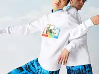 Толстовка lacoste x polaroid unisex