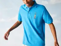 Мужское поло lacoste x polaroid classic fit