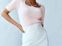 Топ с коротким рукавом