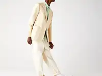 Мужской пиджак lacoste из хлопка и льна