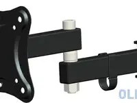 Кронштейн для телевизора hama r1 118152 черный 10"-27" макс.15кг настенный поворот