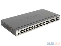 Коммутатор d-link dgs-1510-52x/a1a управляемый стекируемый коммутатор smartpro с 48 портами 10/100/1