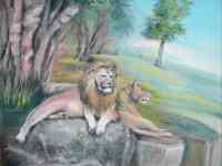 Художественная раскраска и роспись стен. Фальш : окно , камин., фотография 8