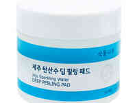 Очищающие диски shingmulnara jeju sparkling water deep peeling pad